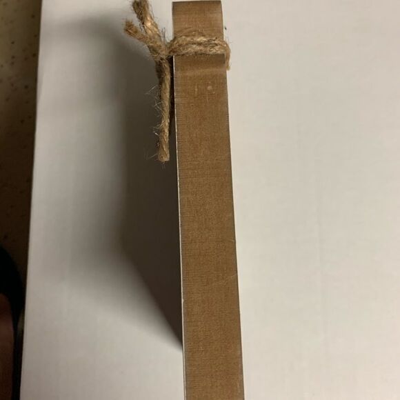 WOODEN PLAQUE  - Picture 2 of 2